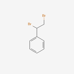 Chemical structure of (1,2-Dibromoethyl)benzene