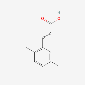 Chemical structure of 2,5-Dimethylcinnamic acid