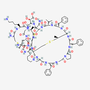 Chemical structure of Duramycin