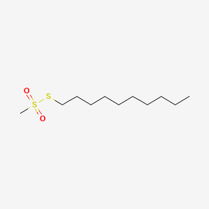 Chemical structure of Decyl Methanethiosulfonate