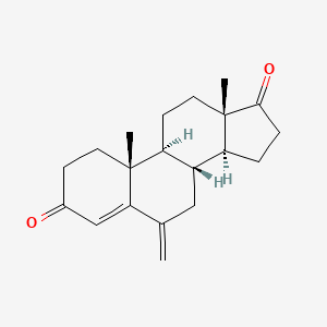 Chemical structure of 1,2-Dihydro Exemestane