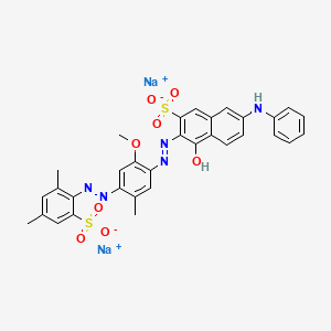 Chemical structure of Direct violet 51