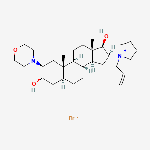 Chemical structure of 17-Desacetyl Rocuronium