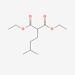 Chemical structure of Diethyl isoamylmalonate