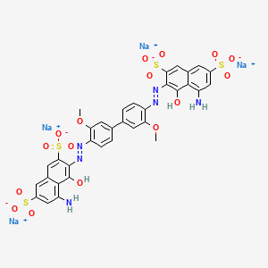 Chemical structure of Direct Blue 15