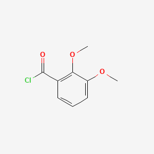 Chemical structure of 2,3-Dimethoxybenzoyl chloride