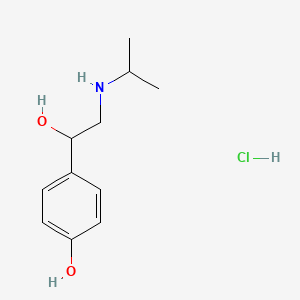 Chemical structure of Deterenol Hydrochloride