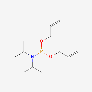 Chemical structure of Diallyl N,N-diisopropylphosphoramidite