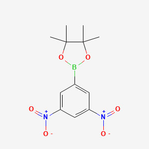 Chemical structure of 3,5-Dinitrophenylboronic Acid Pinacol Ester