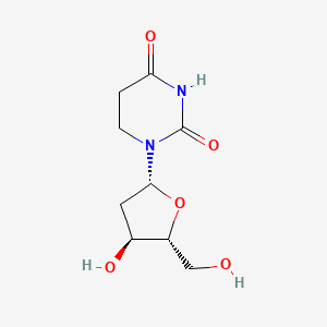 Chemical structure of 5,6-Dihydrodeoxyuridine