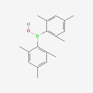 Chemical structure of Dimesitylborinic acid