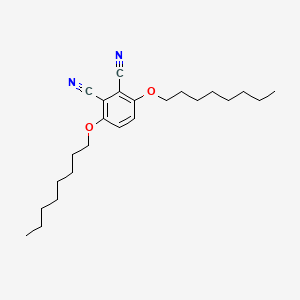 Chemical structure of 3,6-Dioctyloxy-1,2-benzenedicarbonitrile