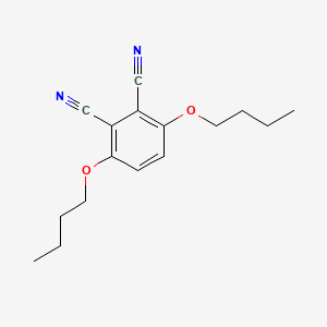 Chemical structure of 3,6-Dibutoxy-1,2-benzenedicarbonitrile