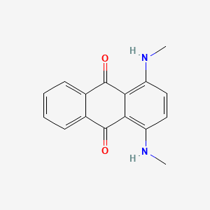 Chemical structure of Disperse Blue 14