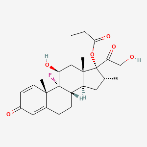 Chemical structure of Dexamethasone 17-Propionate