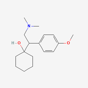 Chemical structure of D,L-Venlafaxine