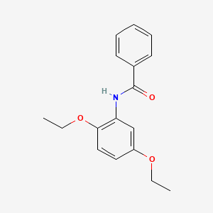 Chemical structure of 2′,5′-Diethoxybenzanilide