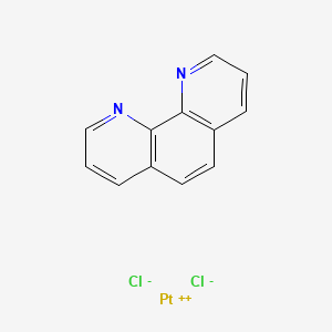 Chemical structure of Dichloro(1,10-phenanthroline)platinum(II)