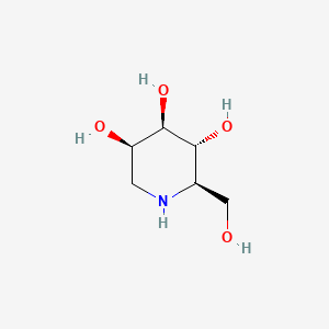 Chemical structure of Deoxymannojirimycin hydrochloride