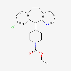 Chemical structure of 8-Dechloro-9-chloro loratadine