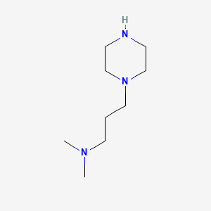 Chemical structure of 1-[3-(Dimethylamino)propyl]piperazine