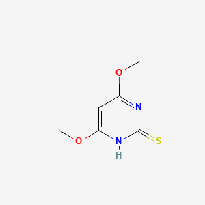 Chemical structure of 4,6-Dimethoxy-2-mercaptopyrimidine