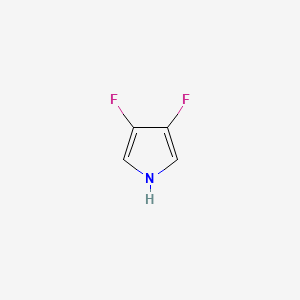 Chemical structure of 3,4-Difluoro-1H-pyrrole