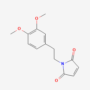 Chemical structure of 1-[2-(3,4-Dimethoxy-phenyl)-ethyl]-pyrrole-2,5-dione