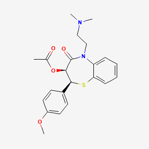 Chemical structure of Diltiazem