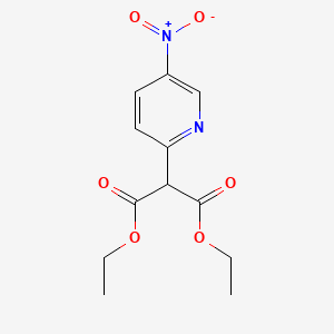 Chemical structure of Diethyl (5-Nitropyridin-2-yl)Malonate