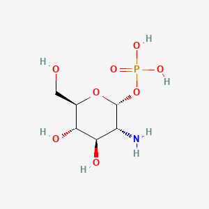 Chemical structure of α-D-Glucosamine 1-phosphate
