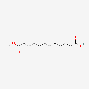 Chemical structure of Dodecanedioic Acid Monomethyl Ester