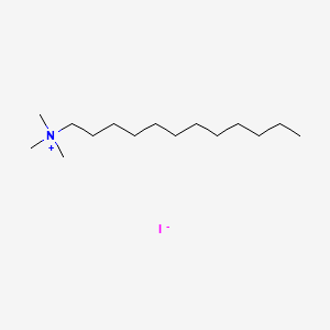 Chemical structure of Dodecyltrimethylammonium iodide