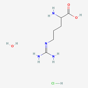 Chemical structure of DL-Arginine monohydrochloride monohydrate