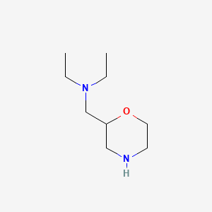 Chemical structure of Diethyl-morpholin-2-ylmethylamine