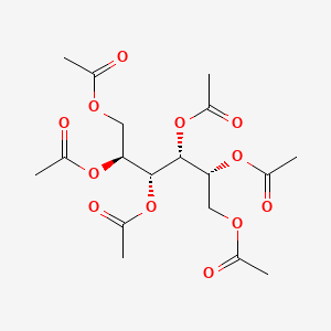 Chemical structure of D-Sorbitol hexaacetate