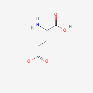 Chemical structure of DL-Glutamic acid gamma-methyl ester