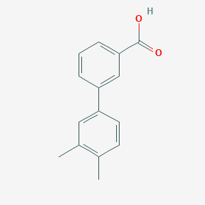 Chemical structure of 3′,4′-Dimethyl-biphenyl-3-carboxylic acid