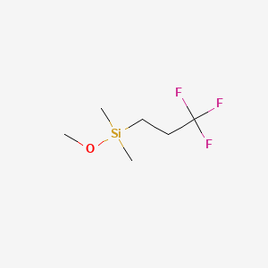 Chemical structure of Dimethylmethoxy(3,3,3-trifluoropropyl)silane
