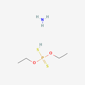 Chemical structure of Diethyl dithiophosphate ammonium salt