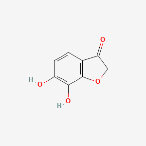 Chemical structure of 6,7-Dihydroxycoumeranone