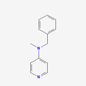 Chemical structure of 4-(Dimethylamino)pyridine, polymer-bound