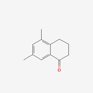 Chemical structure of 5,7-Dimethyl-1-tetralone