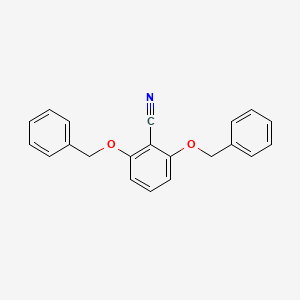 Chemical structure of 2,6-Dibenzyloxybenzonitrile