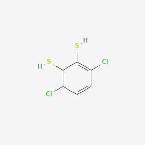 Chemical structure of 3,6-Dichloro-1,2-benzenedithiol