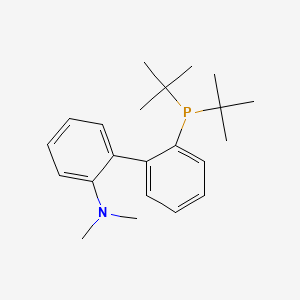 Chemical structure of 2-Di-t-butylphosphino-2'-(N,N-dimethylamino))-1,1'-biphenyl