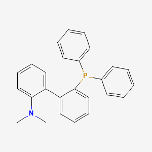 Chemical structure of 2-Diphenylphosphino-2'-(N,N-dimethylamino))-1,1'-biphenyl