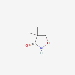 Chemical structure of 4,4-Dimethyl-3-isoxazolidinone