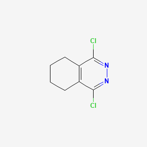 Chemical structure of 1,4-Dichloro-5,6,7,8-tetrahydrophthalazine