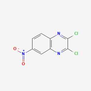 Chemical structure of 2,3-Dichloro-6-nitroquinoxaline